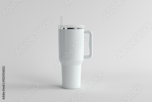 Canvastavla Rambler Travel Mug Hot Jar Drinking Cup Mockup
