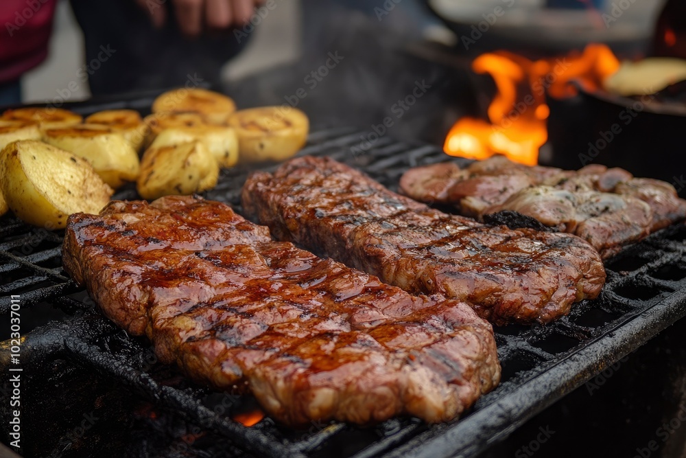 Argentine cut of meat called Vacio - generative ai Argentine cut of meat called Vacio - generative ai