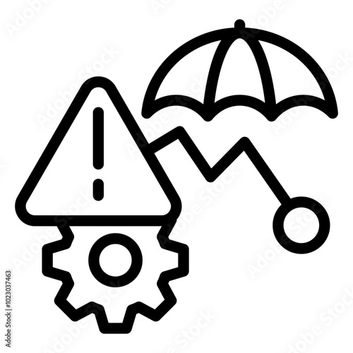 Risk Avoidance Vector Design Icon Style