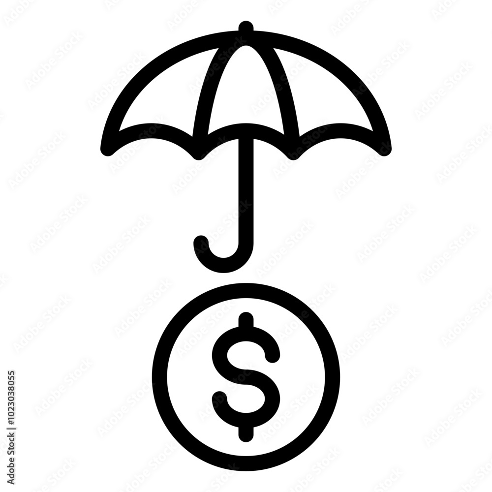 Insurance Consortium Vector Design Icon Style Insurance Consortium Vector Design Icon Style