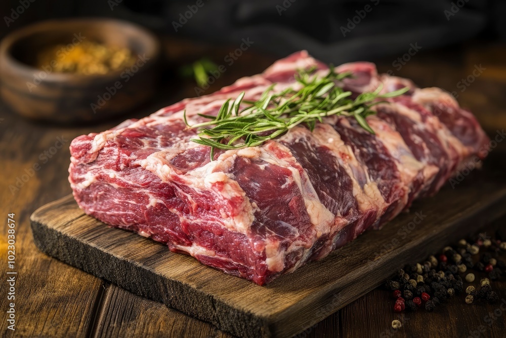 Argentine cut of meat called Vacio - generative ai Argentine cut of meat called Vacio - generative ai