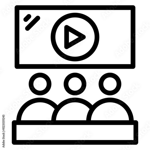 Cinema Vector Design Icon Style