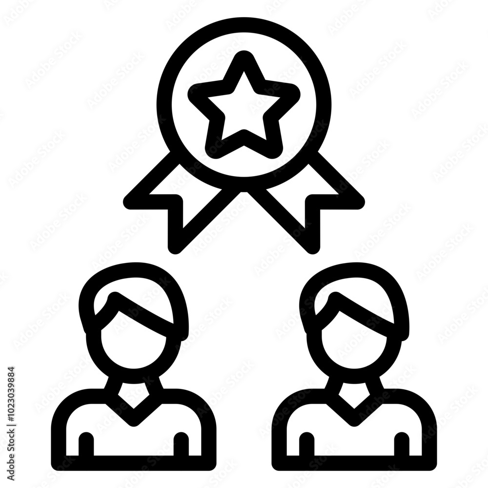 Friendship Badge Vector Design Icon Style Friendship Badge Vector Design Icon Style