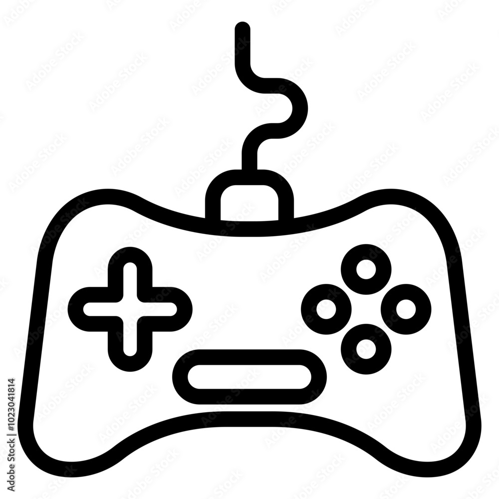 Video Game Controller Vector Design Icon Style Video Game Controller Vector Design Icon Style