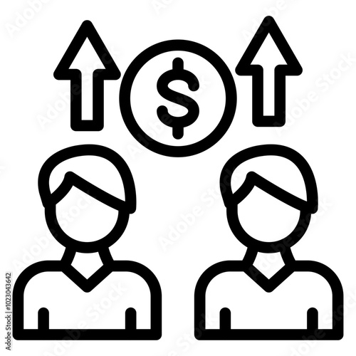 Dividends Vector Design Icon Style