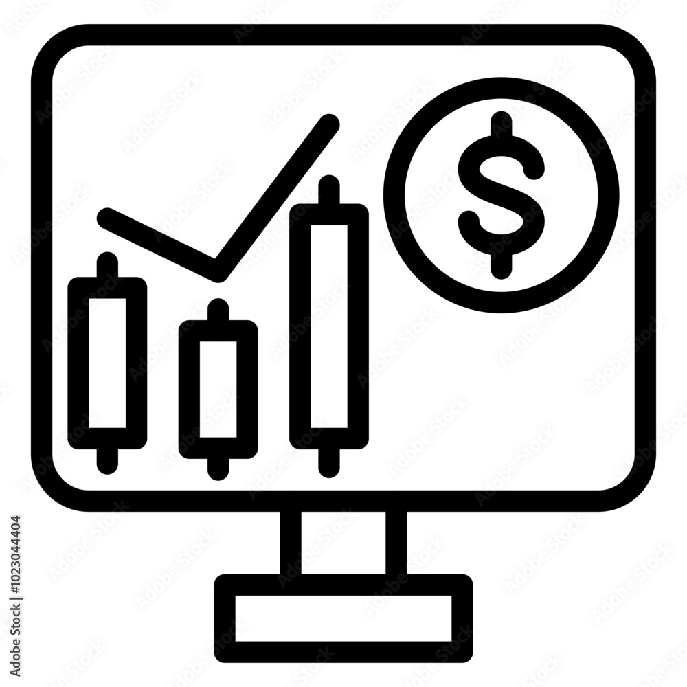 Nasdaq Composite Vector Design Icon Style Nasdaq Composite Vector Design Icon Style