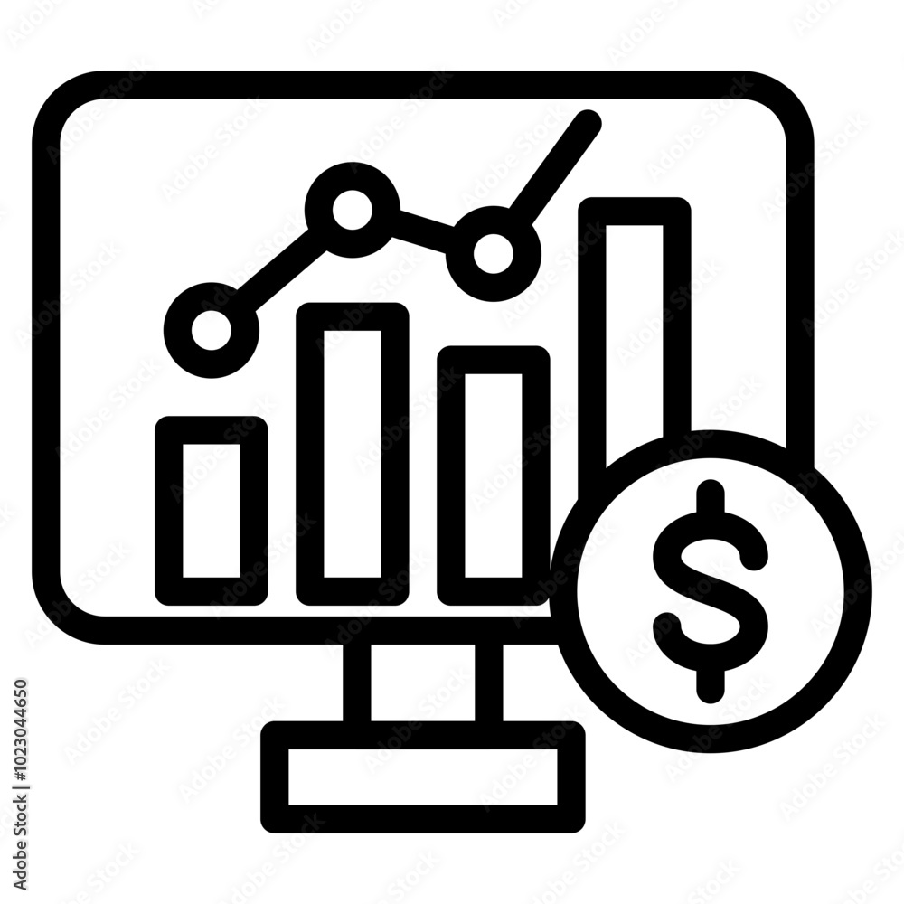 Trading Platform Vector Design Icon Style Trading Platform Vector Design Icon Style