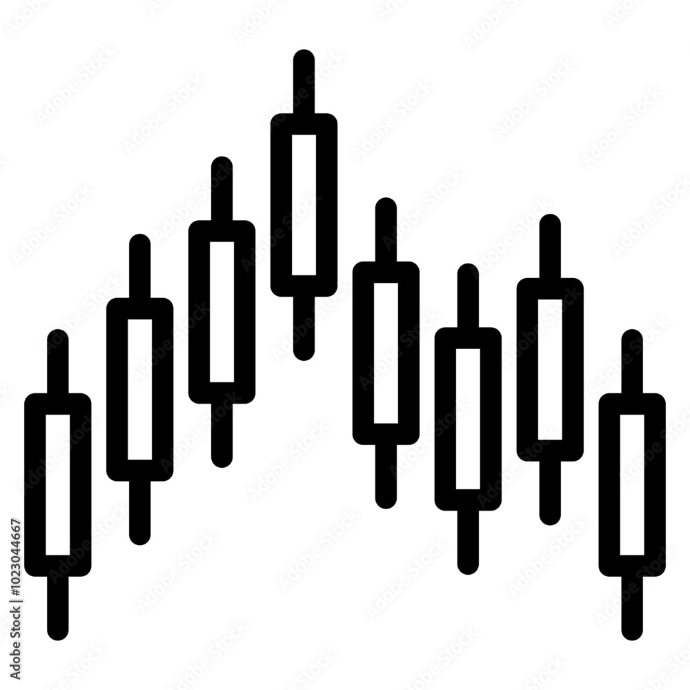 Bullish Marubozu Vector Design Icon Style Bullish Marubozu Vector Design Icon Style
