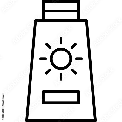 Suncream Icon