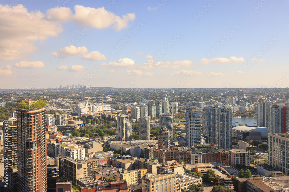 Vancouver city from above Vancouver city from above