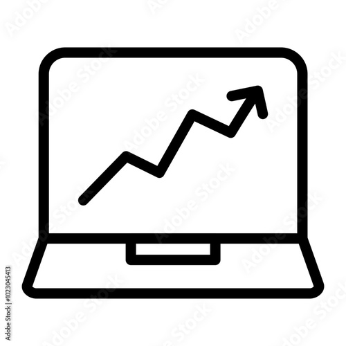 Stock Symbol Vector Design Icon Style