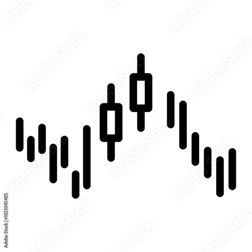 Bearish Reversal Vector Design Icon Style