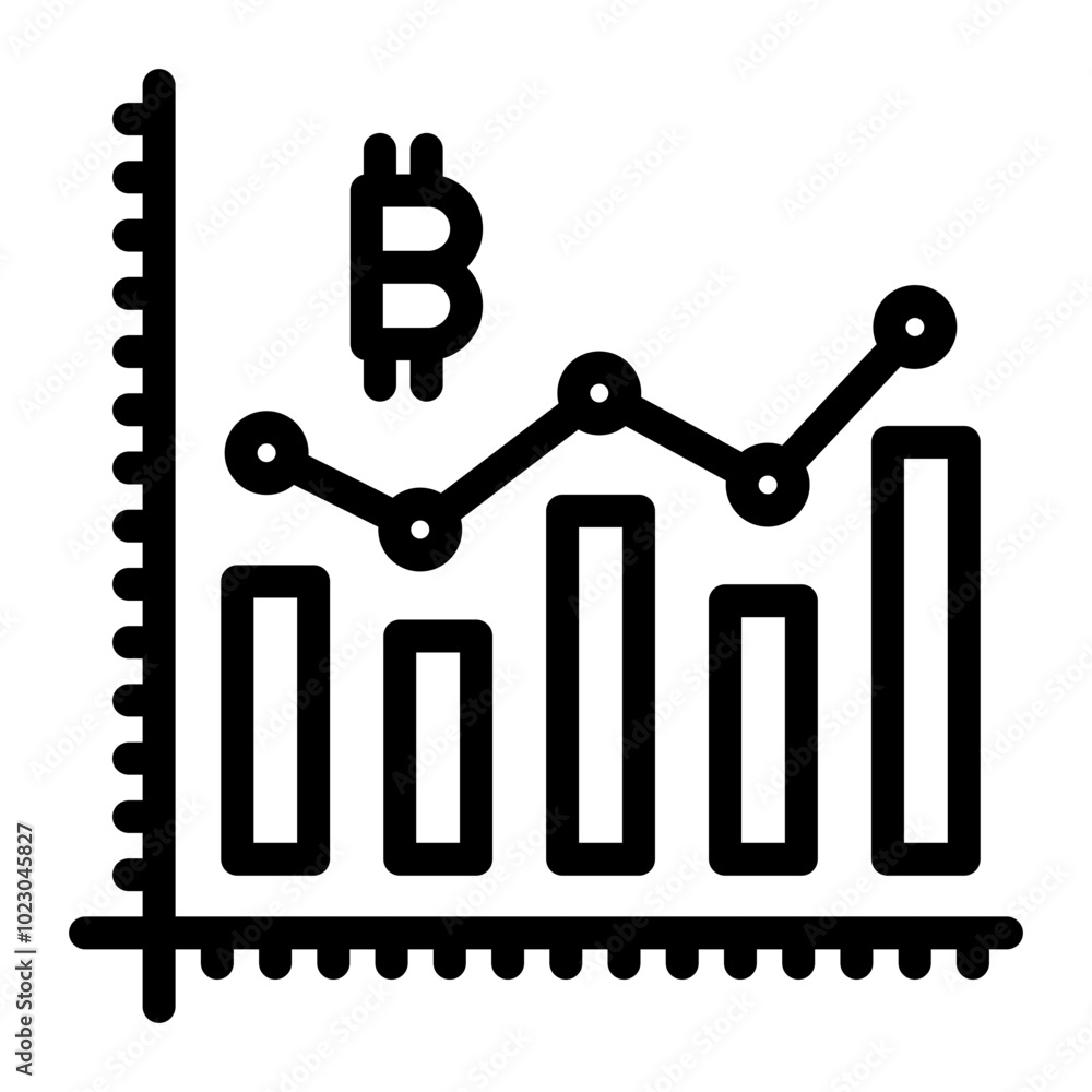 Market Moving Reports Vector Design Icon Style Market Moving Reports Vector Design Icon Style