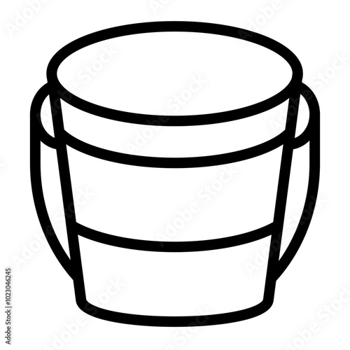 Ore Bucket Vector Design Icon Style