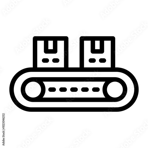 Conveyor Belt Vector Design Icon Style