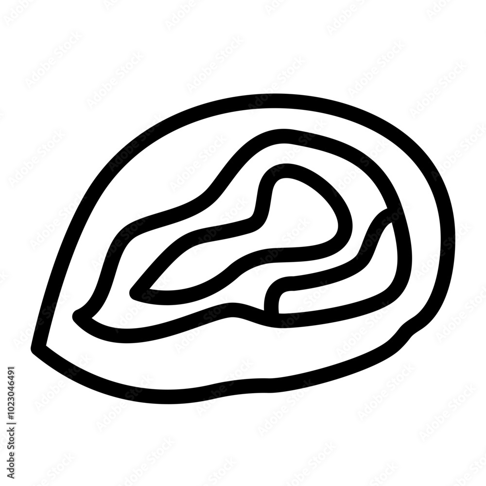 Agate Vector Design Icon Style Agate Vector Design Icon Style