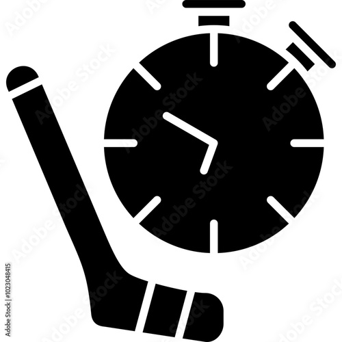 Canvas Print Stopwatch Icon