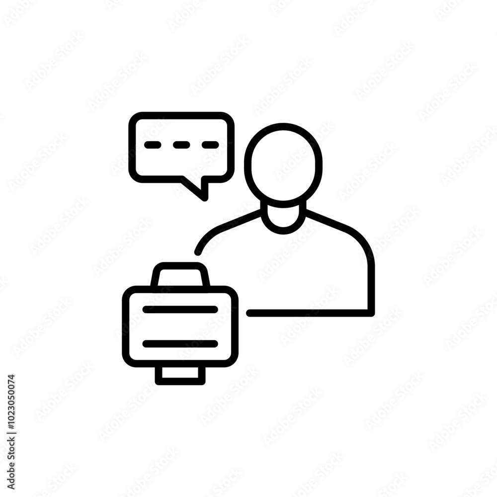 Influencer outline icons, minimalist vector illustration ,simple transparent graphic element .Isolated on white background Influencer outline icons, minimalist vector illustration ,simple transparent graphic element .Isolated on white background