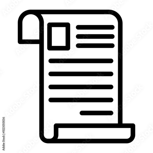 Scroll Vector Design Icon Style