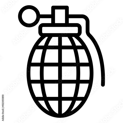 Grenade Vector Design Icon Style