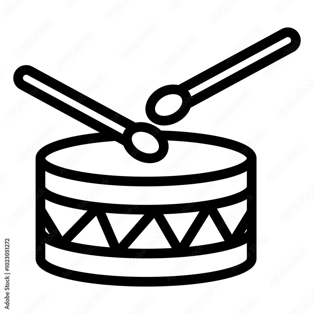 War Drummer Vector Design Icon Style War Drummer Vector Design Icon Style