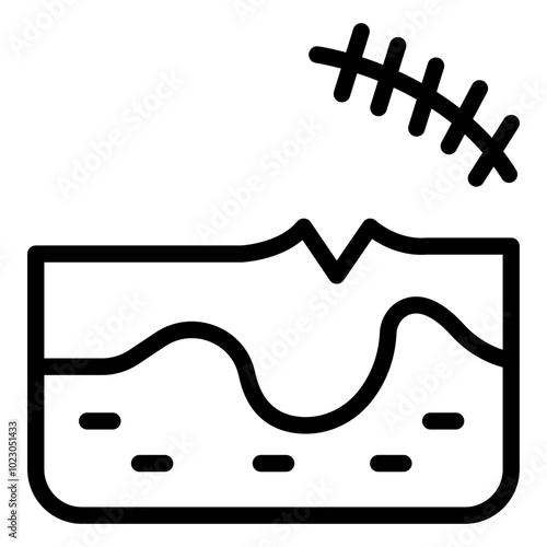 Wounds Vector Design Icon Style