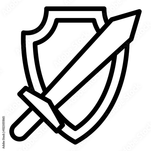Battlefield Vector Design Icon Style