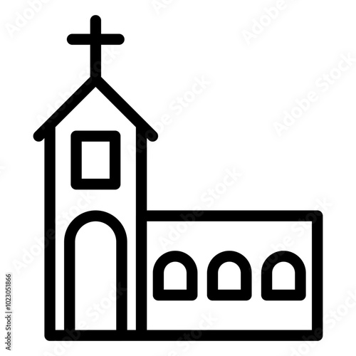 Sanctuary Vector Design Icon Style