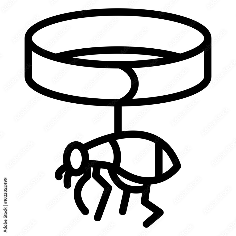 Flea Collar Vector Design Icon Style Flea Collar Vector Design Icon Style