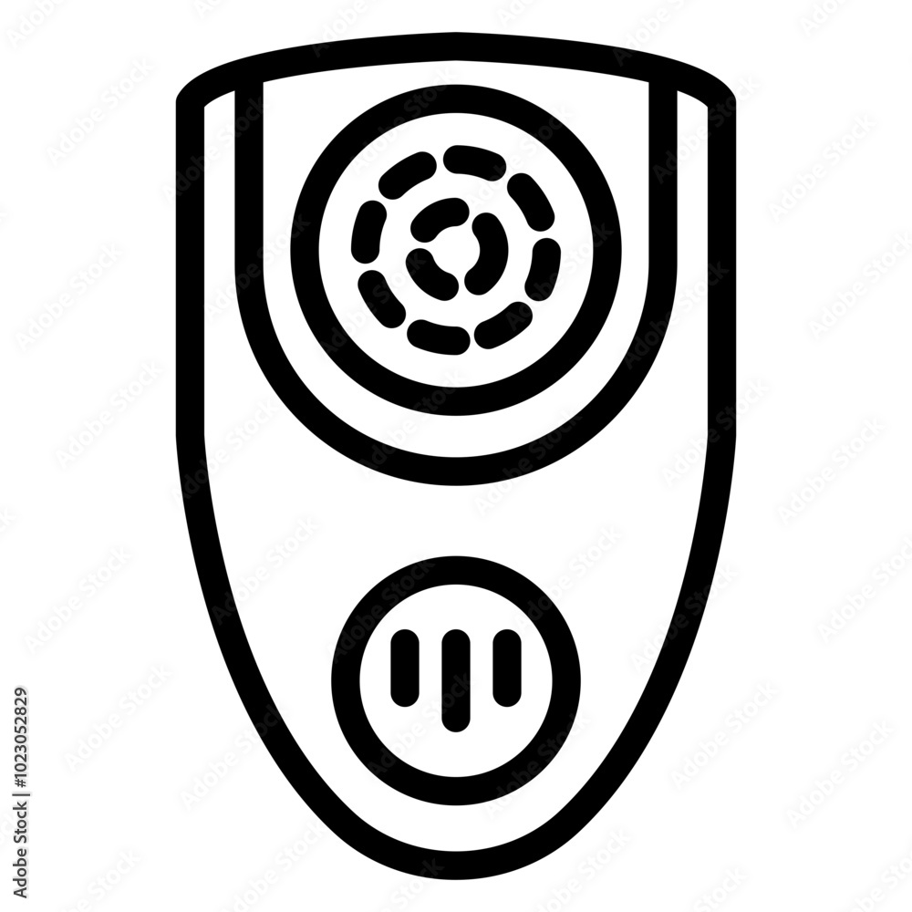 Mouse Repellent Plug-In Vector Design Icon Style Mouse Repellent Plug-In Vector Design Icon Style