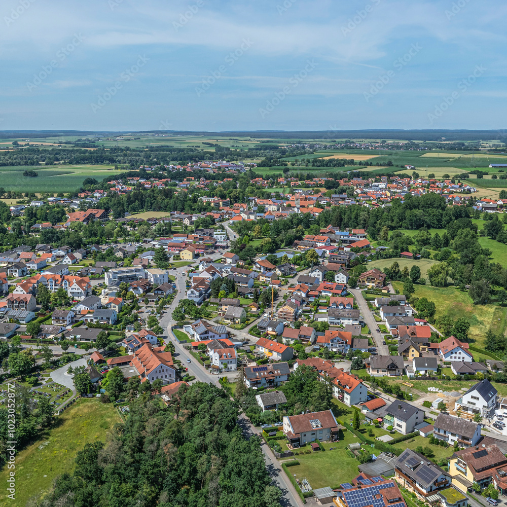 Der Kurort Bad Gögging bei Neustadt an der Donau von oben Der Kurort Bad Gögging bei Neustadt an der Donau von oben