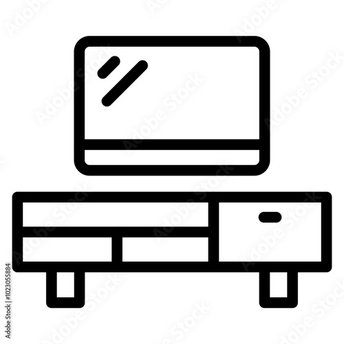 Media Console Vector Design Icon Style