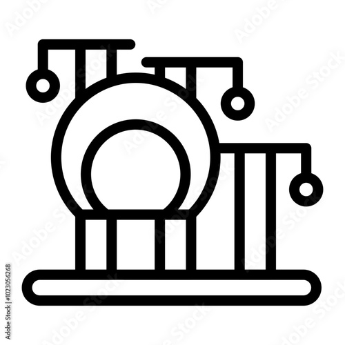 Cat Tree Vector Design Icon Style