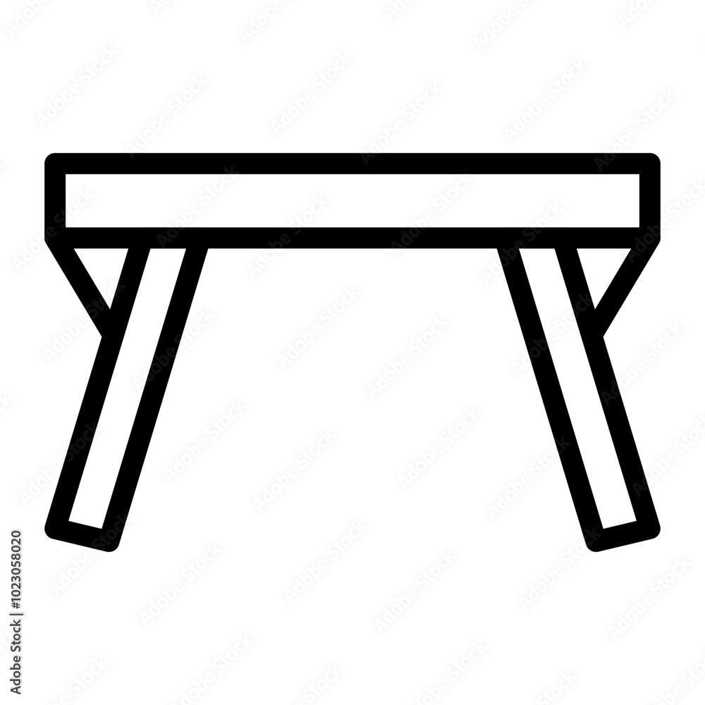 Balance Beam Vector Design Icon Style Balance Beam Vector Design Icon Style