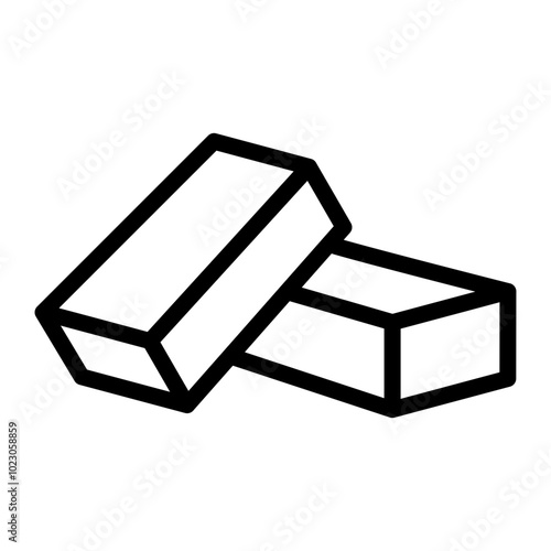 Yoga Block Vector Design Icon Style