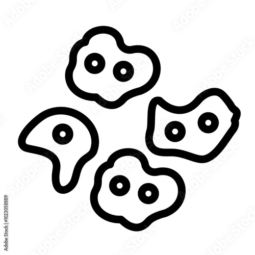 Rock Climbing Holds Vector Design Icon Style