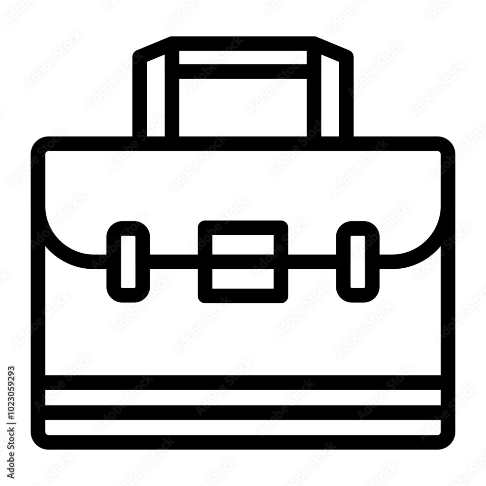 Briefcase Vector Design Icon Style Briefcase Vector Design Icon Style