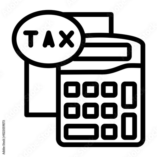 Tax Software Vector Design Icon Style