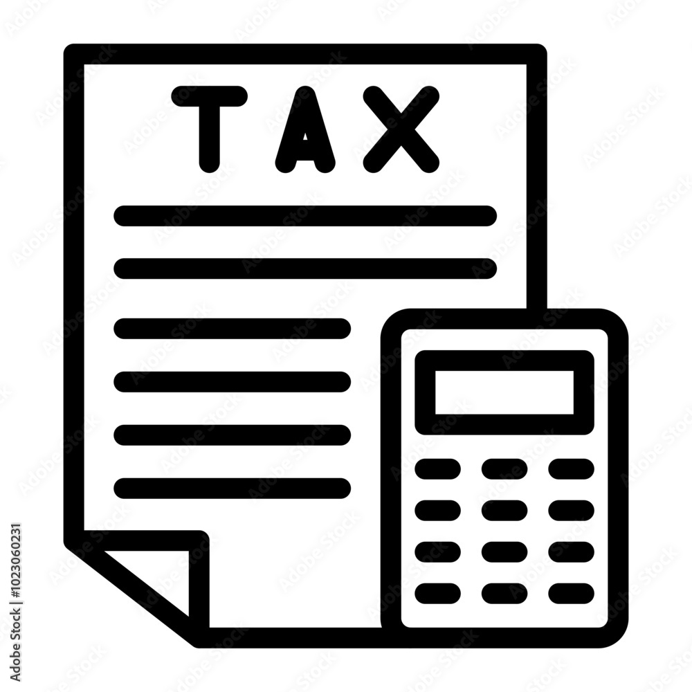 Tax Resolution Vector Design Icon Style Tax Resolution Vector Design Icon Style
