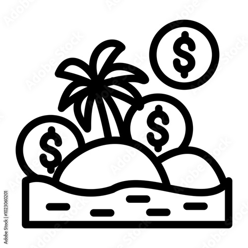 Tax Haven Vector Design Icon Style