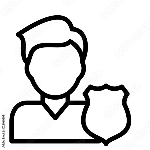 Tax Compliance Officer Vector Design Icon Style