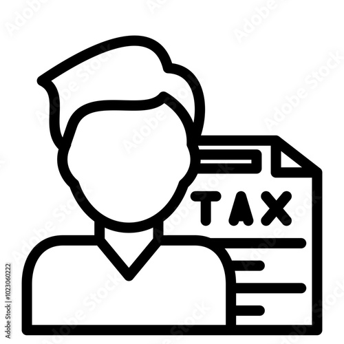 Tax Counseling Vector Design Icon Style