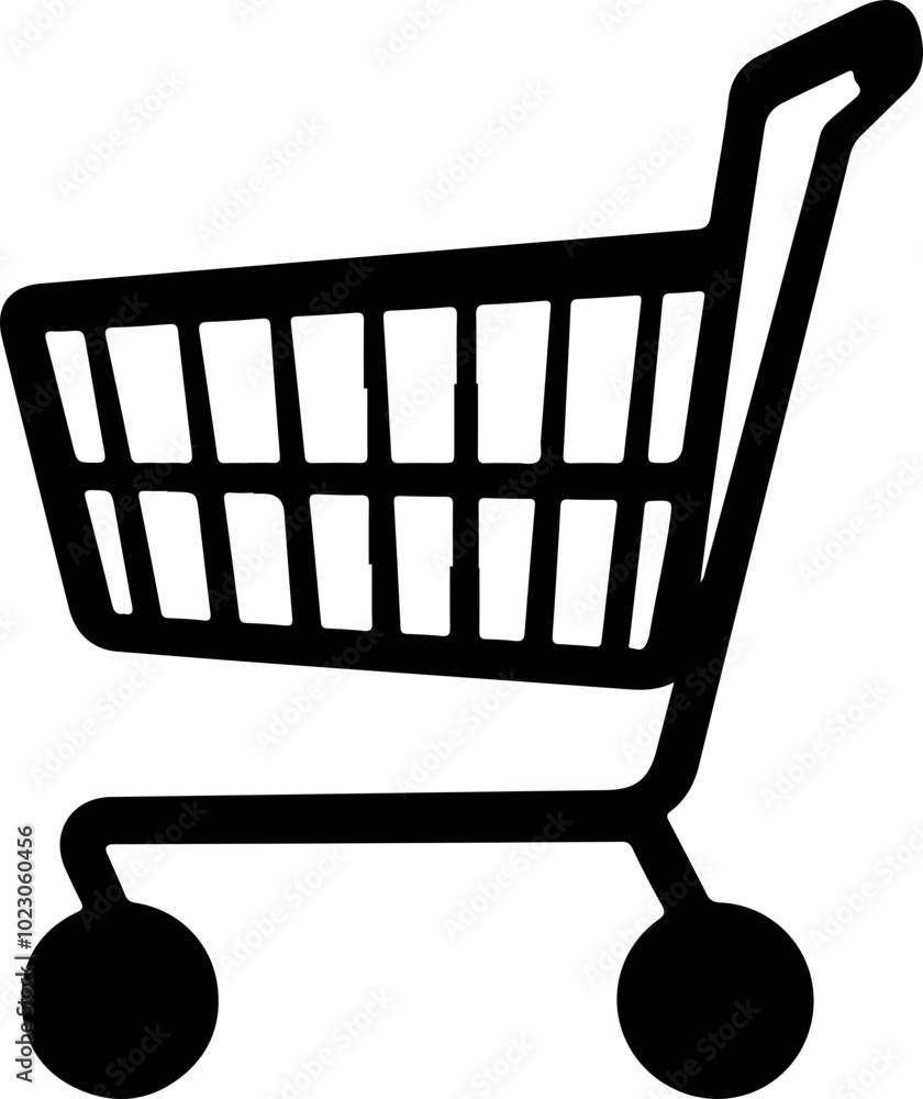 Simple Vector Shopping Cart Icon Design Simple Vector Shopping Cart Icon Design