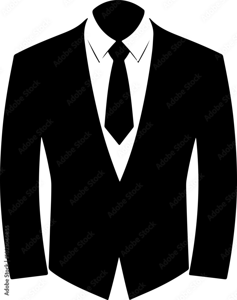 Elegant Vector Suit Illustration for Business Use Elegant Vector Suit Illustration for Business Use