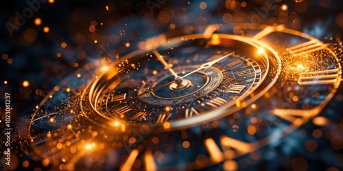 Wallpaper Mural Time travel concept. Time travel watch. Torontodigital.ca