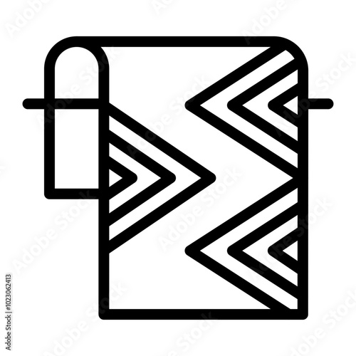 Towel Vector Design Icon Style