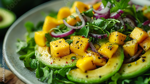 Avocado and Mango Salad