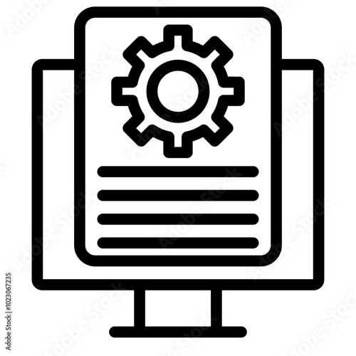 Digital Platform Vector Design Icon Style