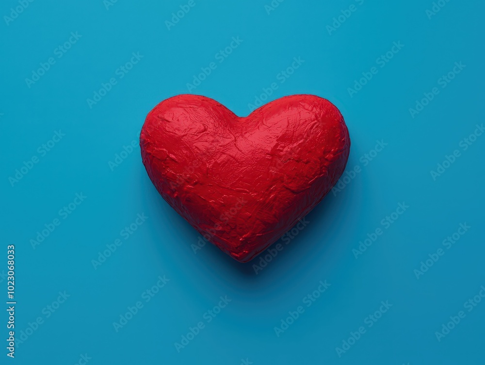 Photography of a heart symbol with gym equipment, high angle, minimalist style, representing cardiovascular health through daily exercise. Photography of a heart symbol with gym equipment, high angle, minimalist style, representing cardiovascular health through daily exercise.