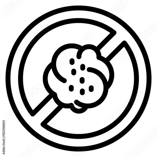 Allergen Vector Design Icon Style